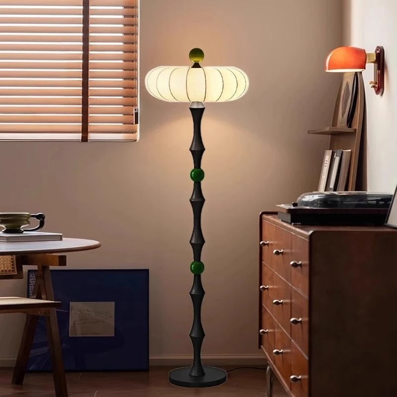 

Medieval style floor lamp French living room sofa next to the atmosphere lamp