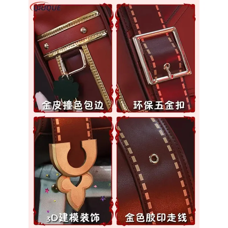 Anime gra Klee Spark Knight dziewczyny śliczny plecak ze skóry PU kobiety przebranie na karnawał akcesoria rekwizyty