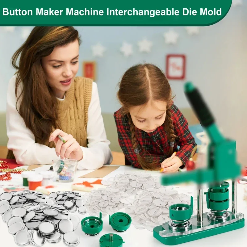 25/32/44/58mm Abzeichen Stanzform Runde Knopfform, DIY Button Maker Teile Abzeichen Form für Knopfabzeichen austauschbare Stanzform