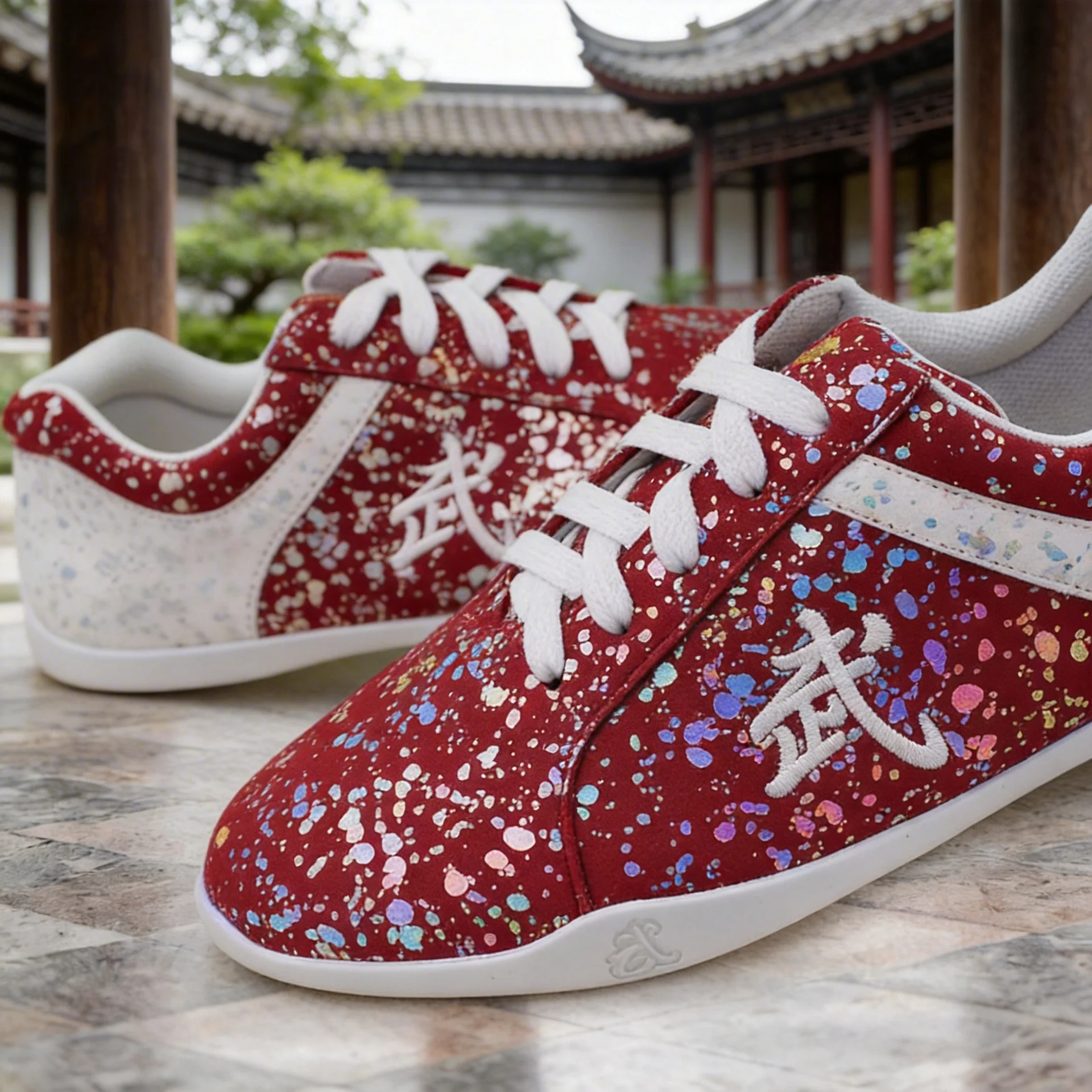 Kampfkunst-Schuhe Taolu-Schuhe Wushu-Schuhe Chinesische Kungfu-Schuhe CCWushu Taichi Taiji Nanquan Changquan Schuhe – Detail 14