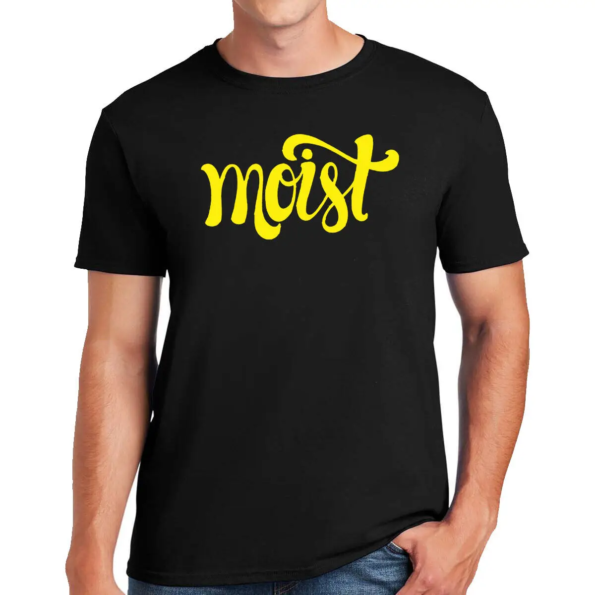 New Moist T Shirt Funny Men's Novelty Party Rude Joke Present Top