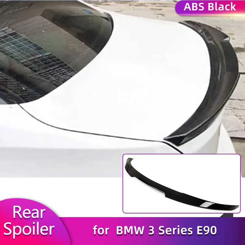 

ABS Gloss Black Rear Trunk Spoiler Wings for BMW 3 Series E90 330i Sedan 4-Door 2006-2012 Car Racing Rear Spoiler Boot Wing Lip