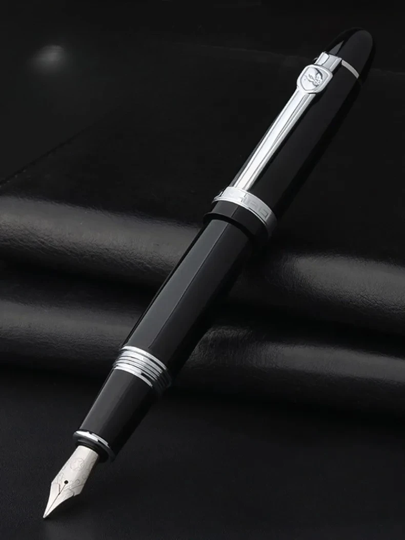 

Two Color Thick Hand-made Grinding Rounded Polished Thick Fountain Pen 4.0MM Nib Double-layer Long Knife Business Writing Pen