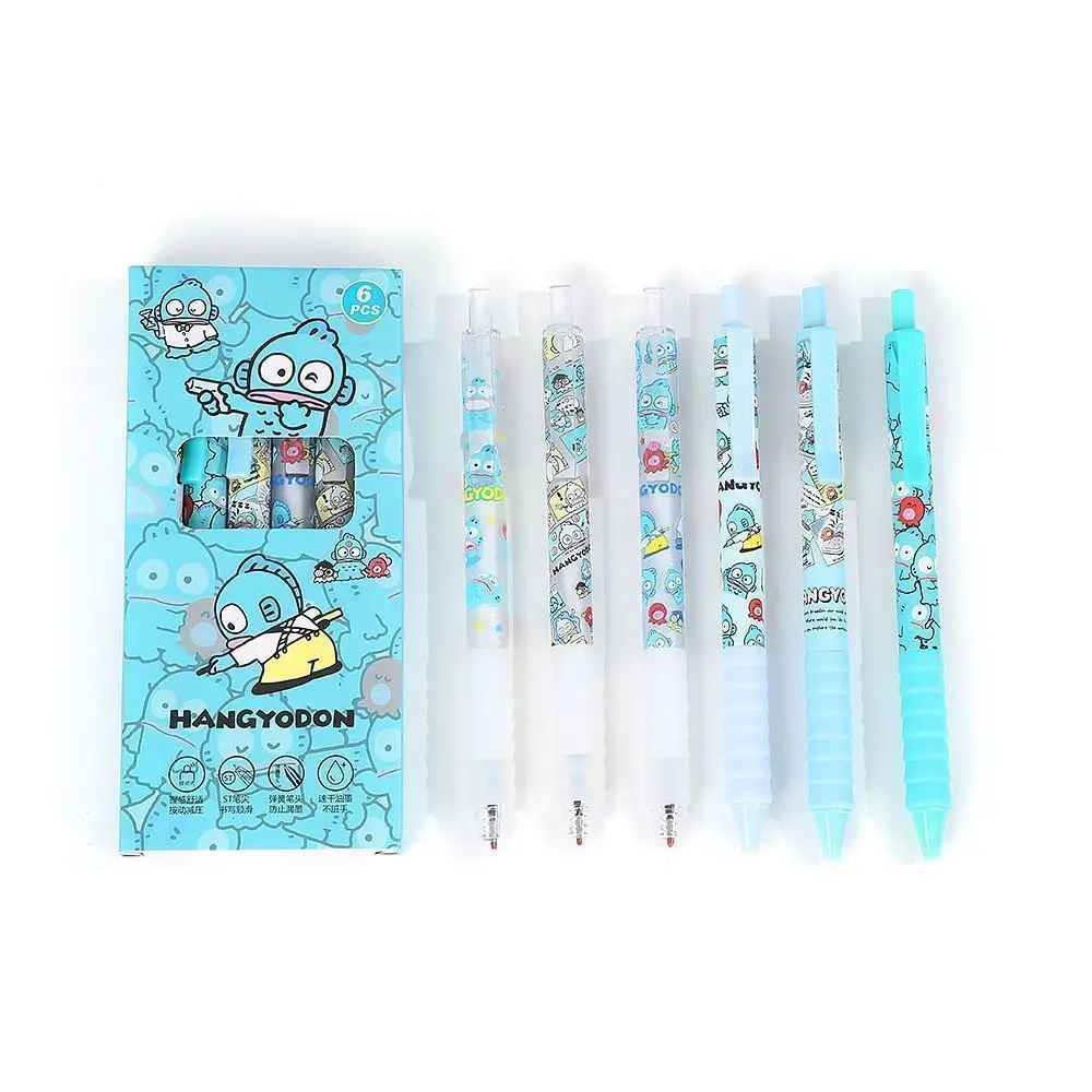 محدودة سحابة عقد سمكة المهرج Hangyodon عالية القيمة الصحافة القلم 0.5St الأسود سريعة الجافة فرشاة مشكلة السلس طالب هلام القلم