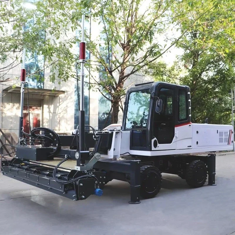 VANSE YZ30-4F YANMAR محرك بوم نوع آلة تسوية الخرسانة آلة تسوية الخرسانة بالليزر الأوتوماتيكية للبيع