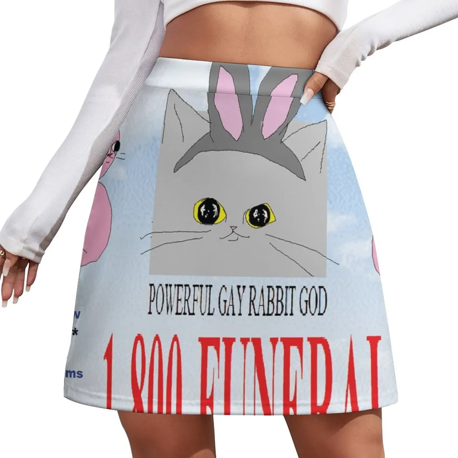 Tu'Er Shen Psychic Hotline - Funeral Merch Mini Skirt new in external clothes summer outfits for women 2026 School skirt