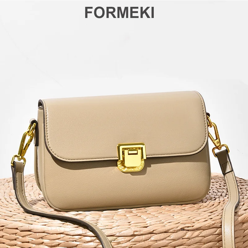 Formeki New Arrivals Women Bag Solid Color Ins Fashion Crossbody Bag Messenger Bag Luxury Designer Winter Autumn Ladies Female