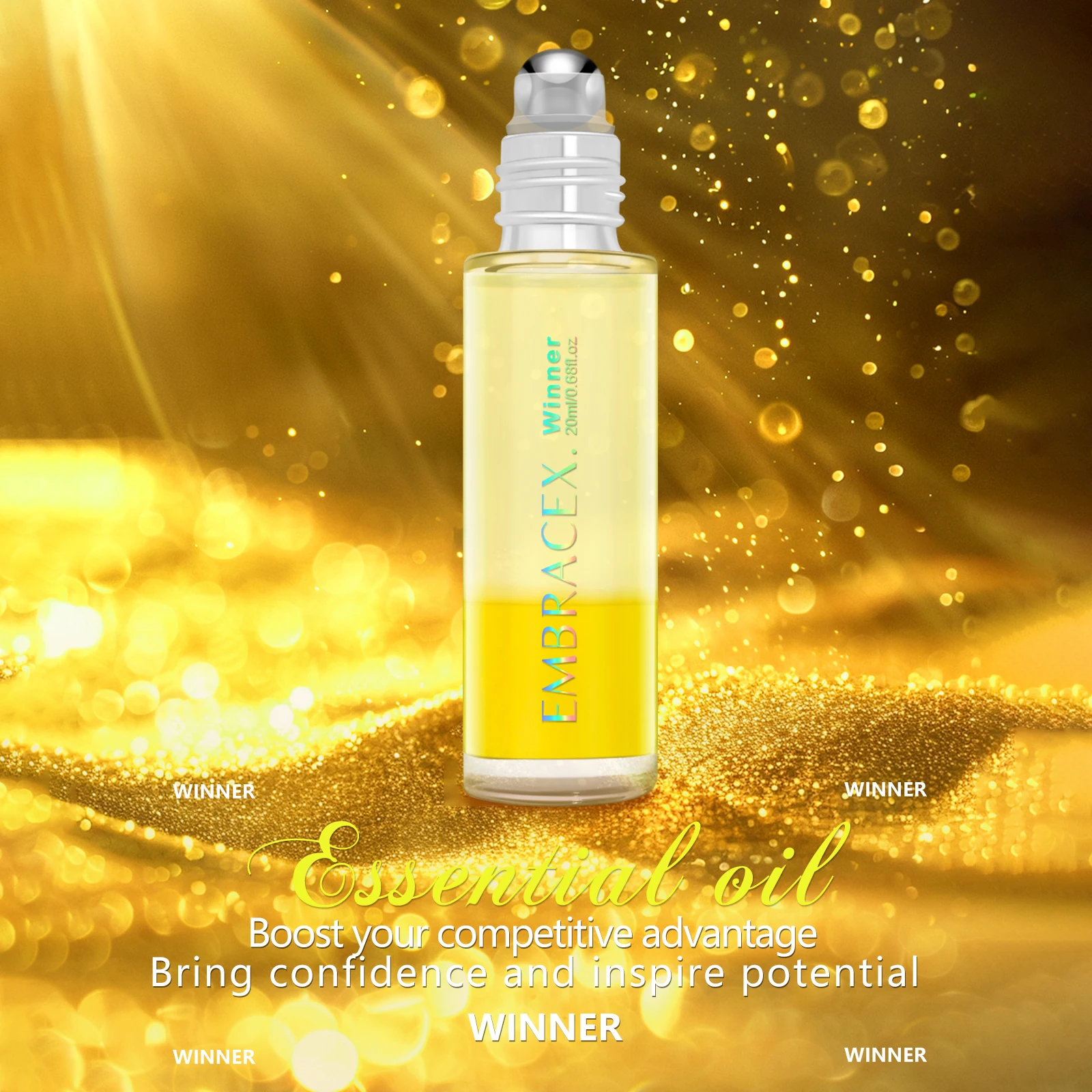 20ml Winner Roll on Perfume Essential Oils Boost your competitive advantage Bring confidence and inspire potentia