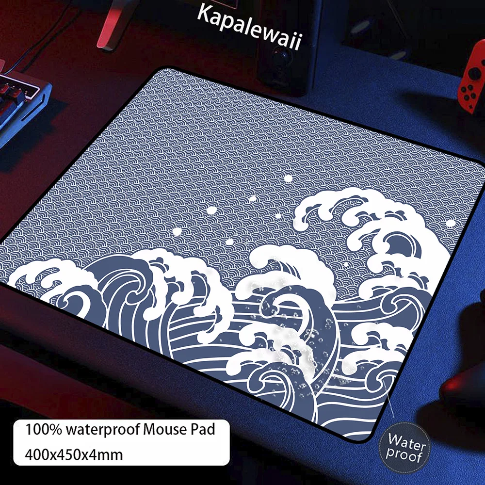 

Great Wave Art 100% Waterproof Mouse Pad Pc Gamer Mousepad Rubber Mouse Mat Gaming Speed Keyboard Pads Office Rubber Desk Mat