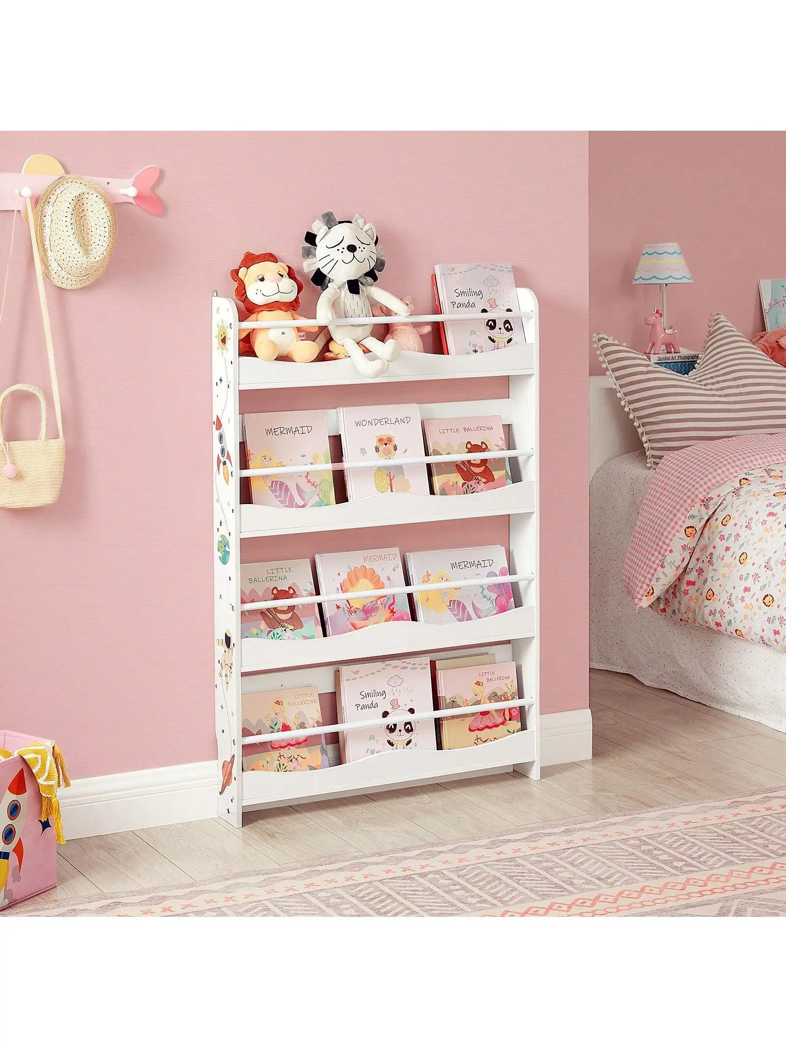 SONGMICS mensola a muro per bambini, mensola a parete, Organizer per camera dei bambini, sala