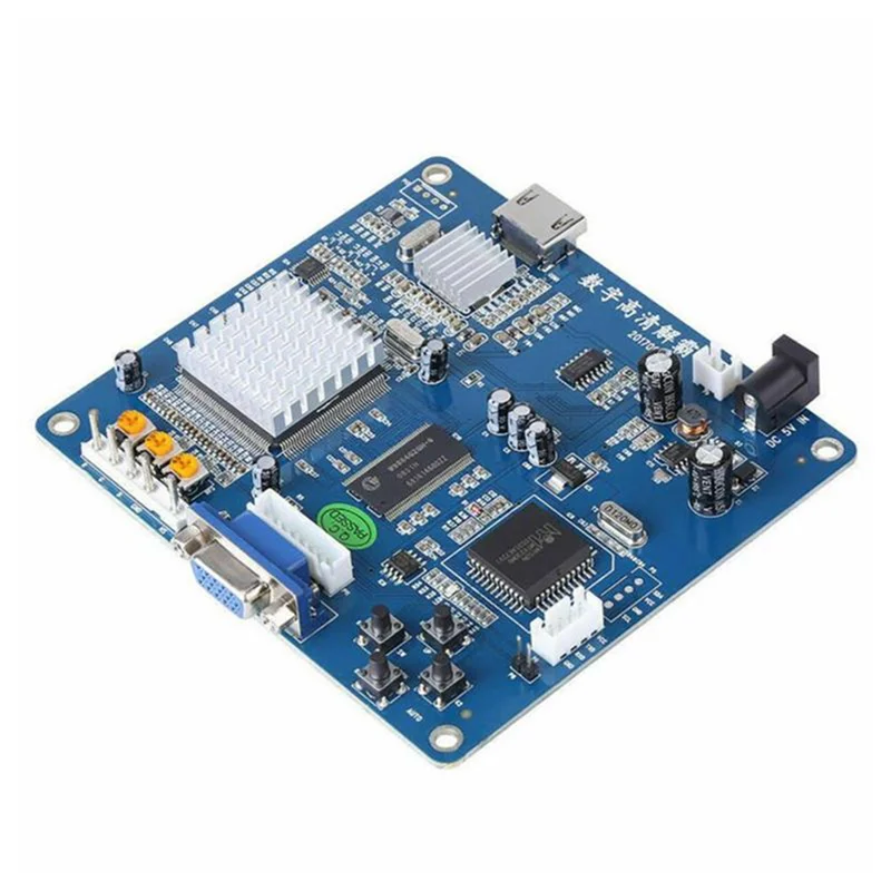 HD Video Output Converter Board VGA/RGB/CGA/EGA/YUV to HDMI-Compatible for Arcade Blue Game Machine Video Output