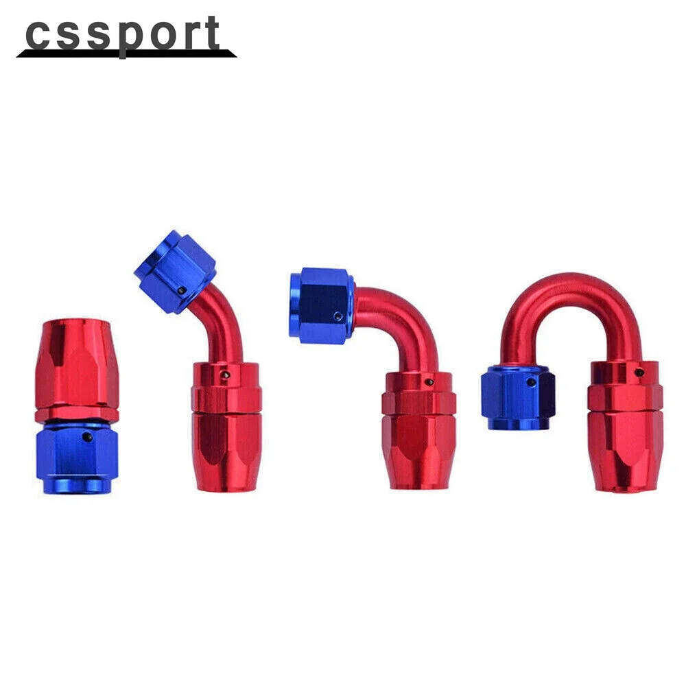 

AN8 90 ° Адаптер фитинга конца шланга с поворотным уплотнением для линии масляного топливного шланга