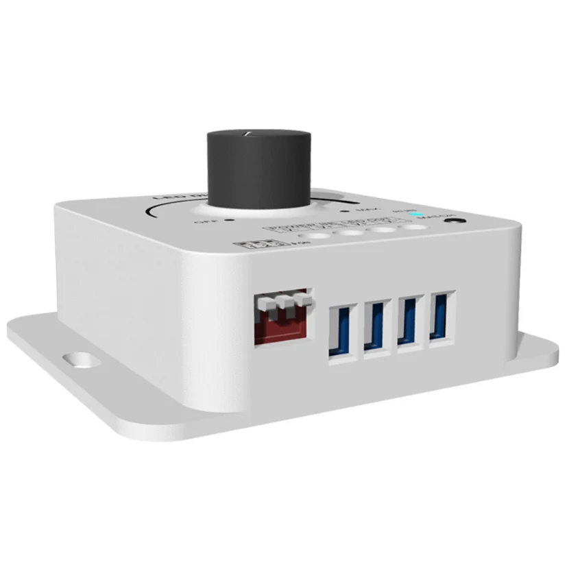 12V 24V DC Rotary LED Dimmer Controller For LED Strip Lights Lamp Tunable Knob PWM Frequency Changable 16KHz 36V 48V Dimmer