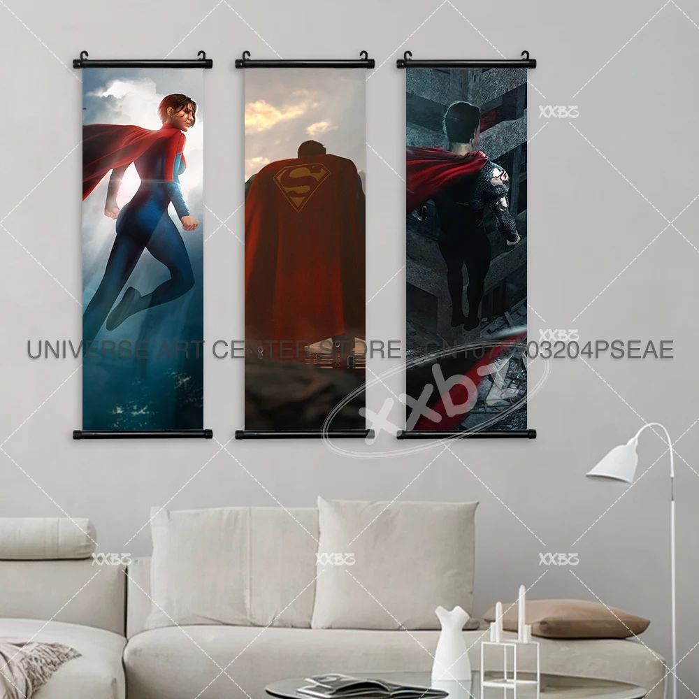 Nightwing Poster Wall Art Dick Scroll Picture DC Comics Home Decoration Supergirl Hanging Painting Green Lantern Canvas Aquaman