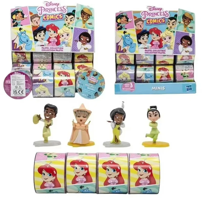

Hasbro Disney Figures Action Figures Cinderella Ariel Jasmine Mulan Princess Series Mini Model Toy Children's Gifts Ornaments