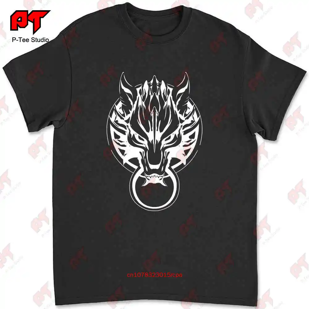 Final Fantasy 7 Cloud Fenrir Wolf Ff7 Remake T-shirt 12ZE