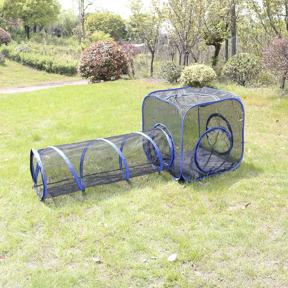 Wholesale outdoor cat and dog pet tent game four seasons universal random combination tunnel folding pet fence manufacturer