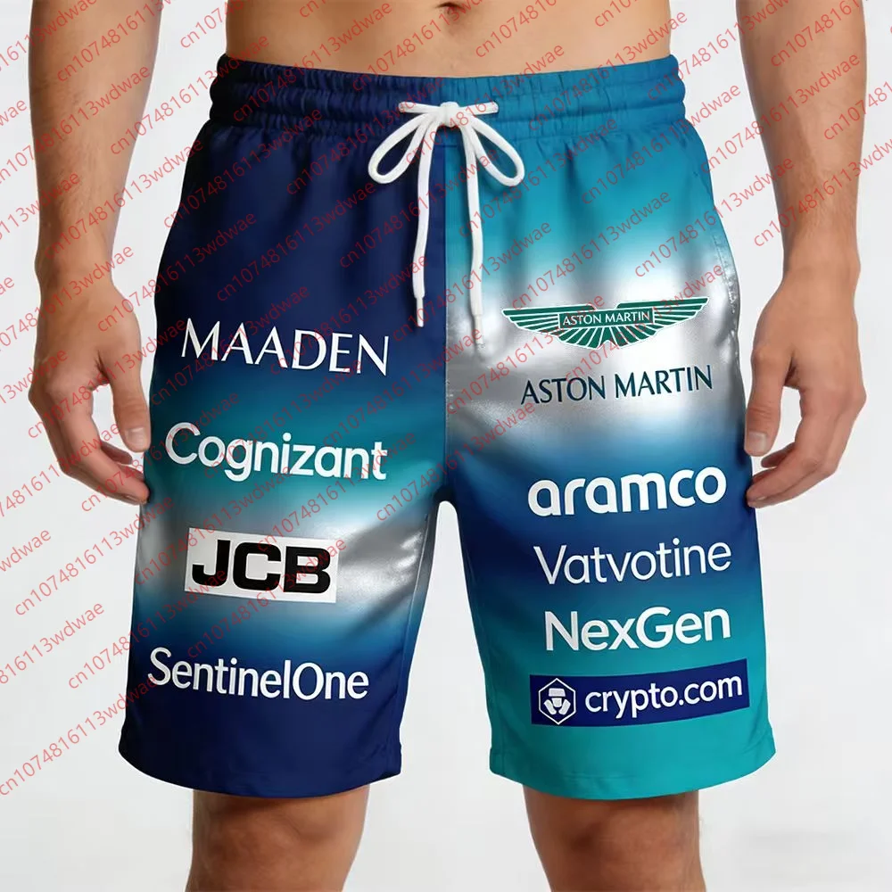

Aston Martin Racing Shorts Unisex Quick Drying Fashion Shorts Summer Casual Board Shorts Heavy motorcycle Racing Shorts