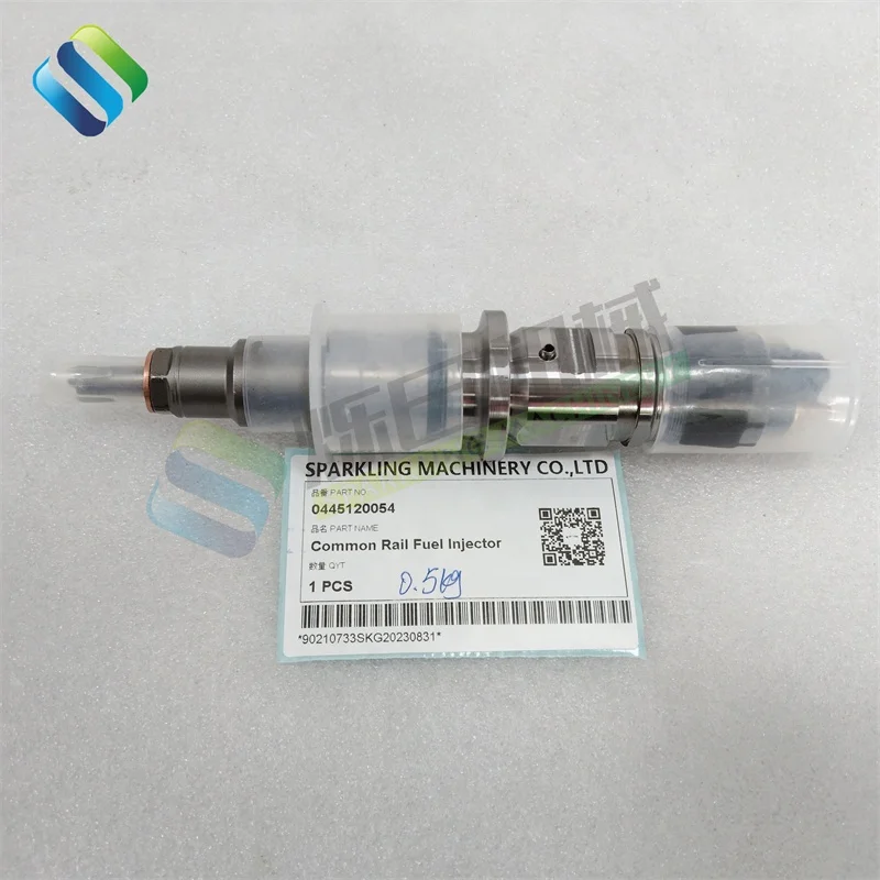 SG 0445120054 Construction  Engine Parts Common Rail Injector 0445120054