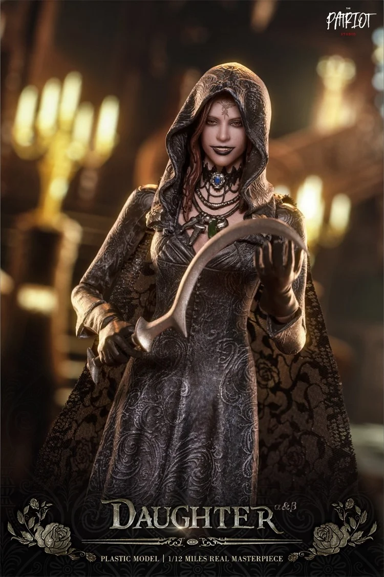 В наличии Patriot studio 1/12 Daughter Bela Dimitrescu Фигурка с двойной головкой Кукла Женский солдат Фигурка Модель Игрушка в подарок