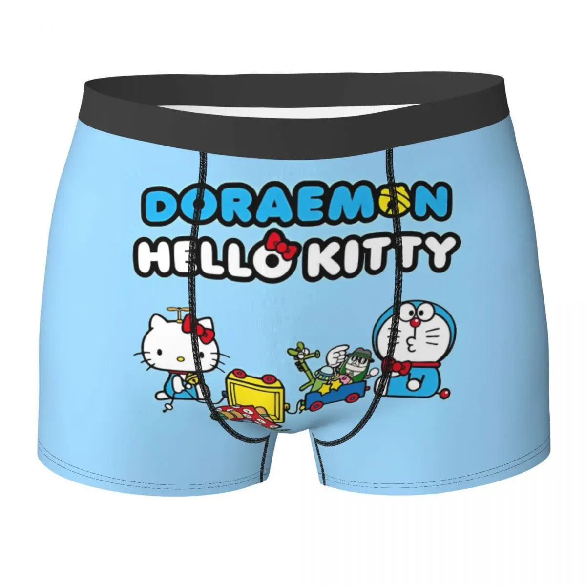 Doraemons Shorts Briefs Hellos Kittys Underwear Trenky Man Breathable Boxershorts Design Plus Size Underpants