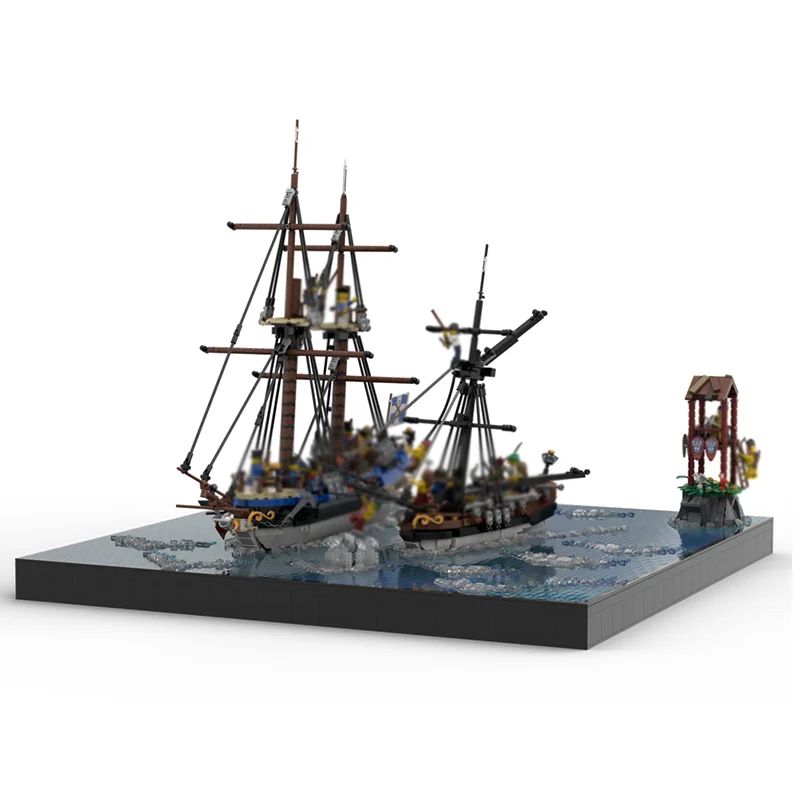 Pirate Fortress Model Moc Building Bricks Modular Party Near 