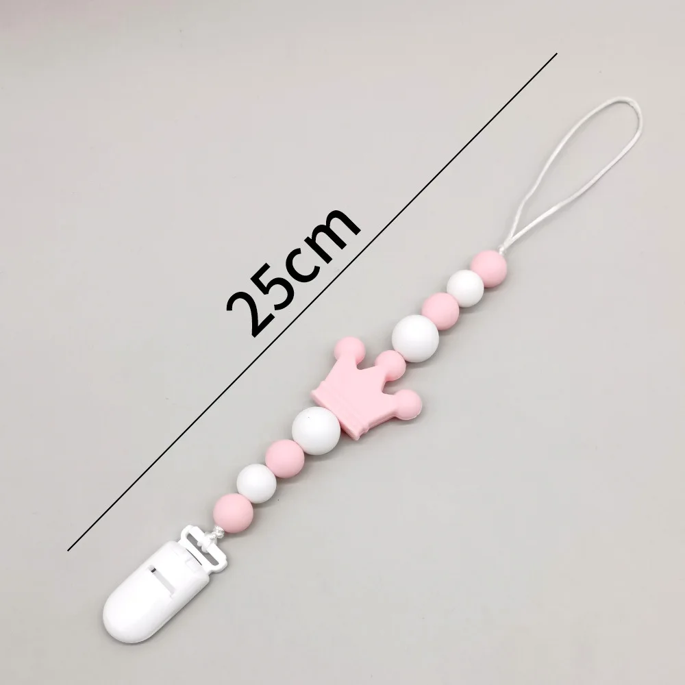 Bebê chupeta clipe infantil da criança manequim silicone chupeta titular cinta recém-nascido mastigar brinquedo presente do chuveiro do bebê