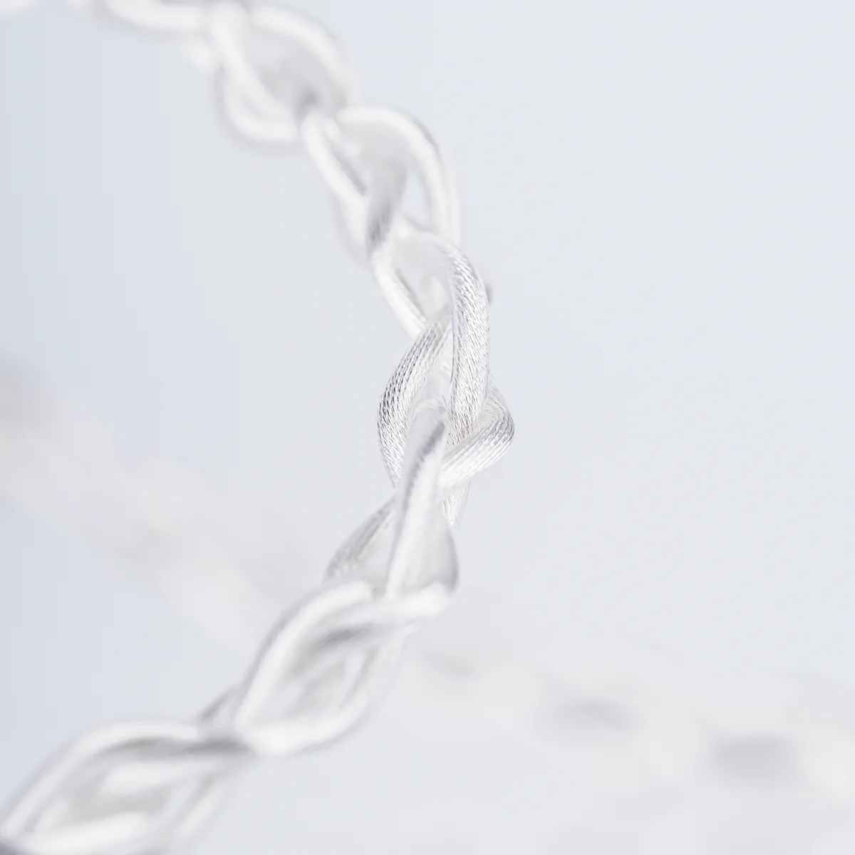 NiceHCK SP4 kabel Earphone CX31993 Chip Decoding 4 helai OFC + perak berlapis OFC dicampur dengan mikrofon 2pin Tipe C untuk mendaki