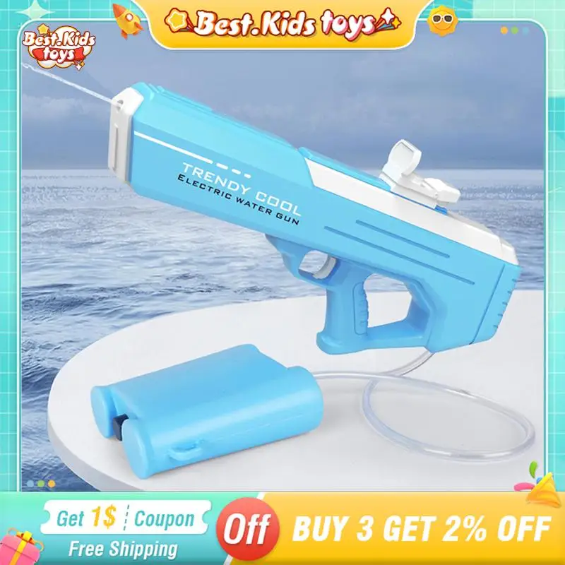 

Summer Electric Water Gun Kids Toy Adult Large Capacity Automatic Continuous Launch Water Pistol High Pressure Outdoor Toys Guns