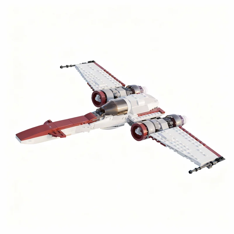 NEW 462PCS MOC Space Battle Z 95 Headhunter Build Model Collectible Display DIY Creative Building Blocks Gift Decoration Ideas