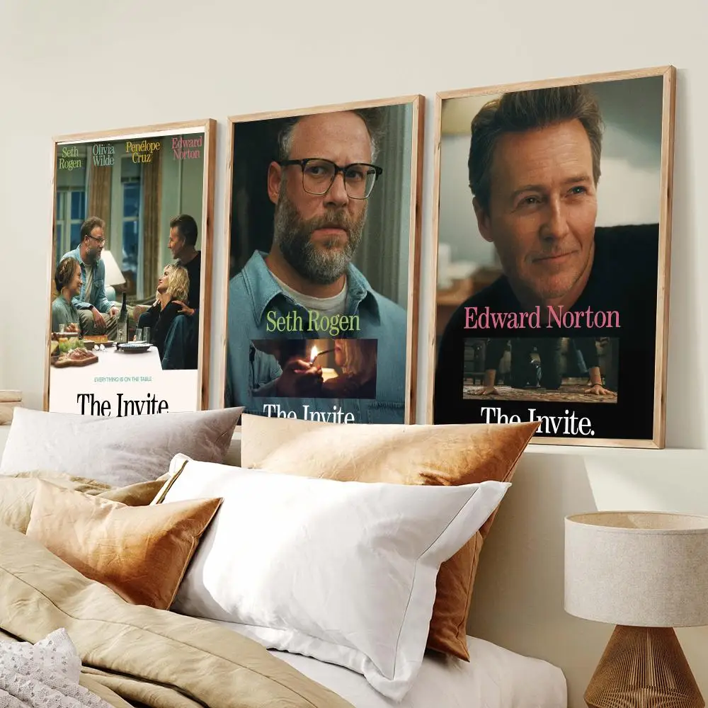 Movie T-The Invite Poster PP Wall Decor Posters Celebrity Art Prints Aesthetic Wall Art Bedroom Office Home Gift