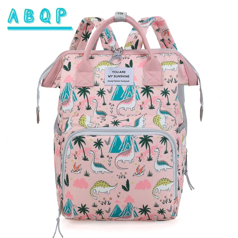 Diaper Bag Backpack Cartoon Fashion Baby Diaper Bag Backpack Multifunctional Large Capacity Baby Products Storage Backpack