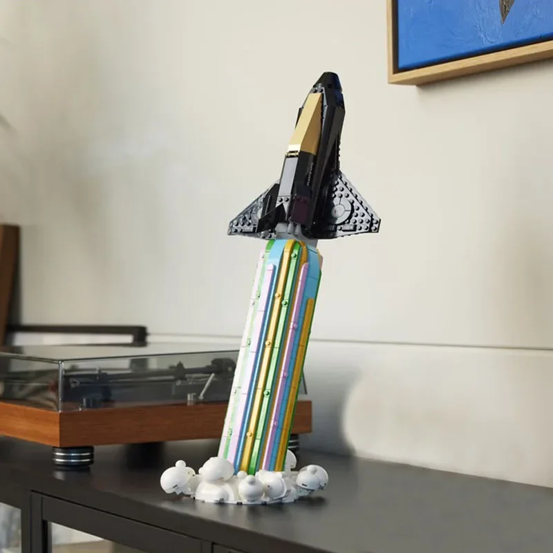 

Moc 10391 Over The Moon With Pharrell Williams Art Building Blocks Sets Diy Creative Decorate Bricks Toys Kids Educational Gift