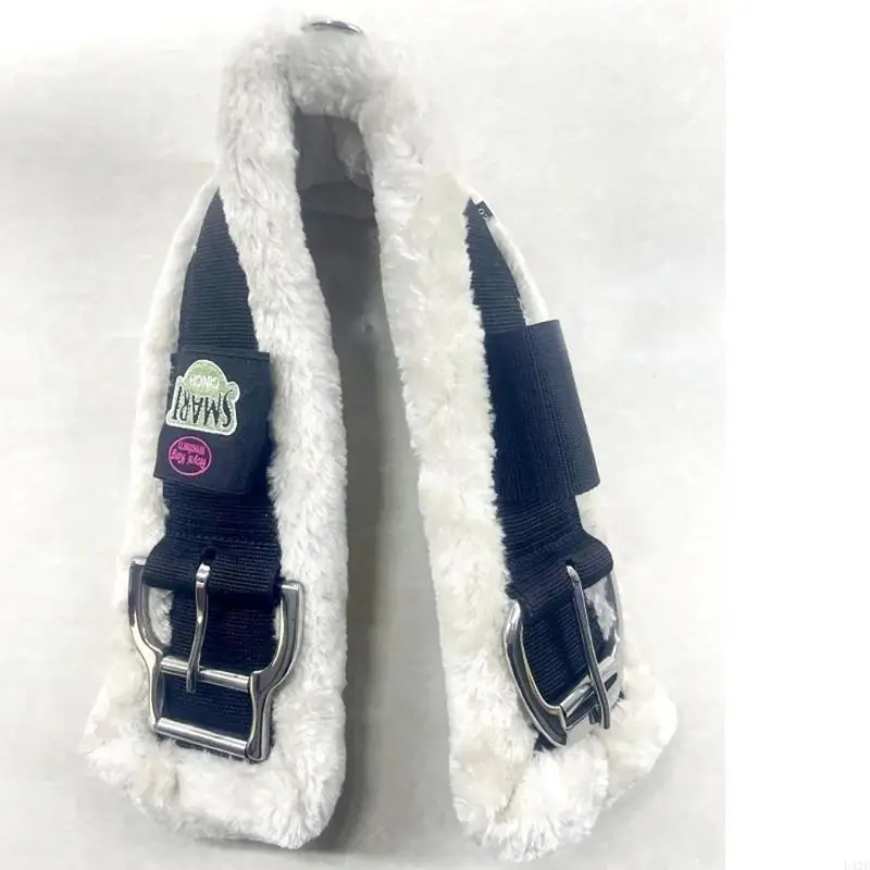 Elastic English Girth Fleece Horse Cinches Breathable Horse Girth Western Horse Riding Supplies Easy Attachments Enduring 