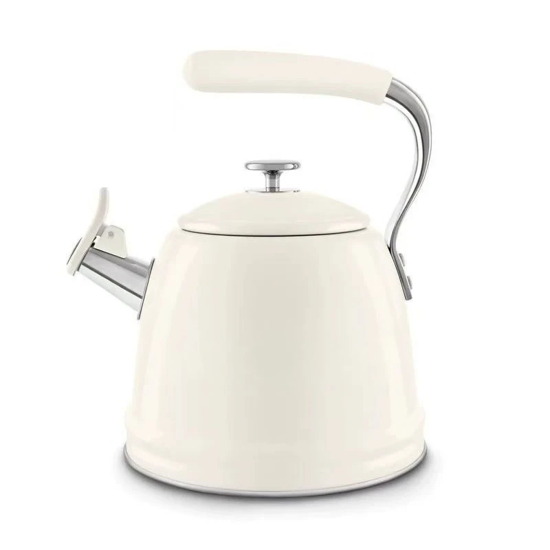 Retro Stainless Steel Whistle Kettle, 3L Large Capacity Electric Kettle Thermal Insulation Water Boiler