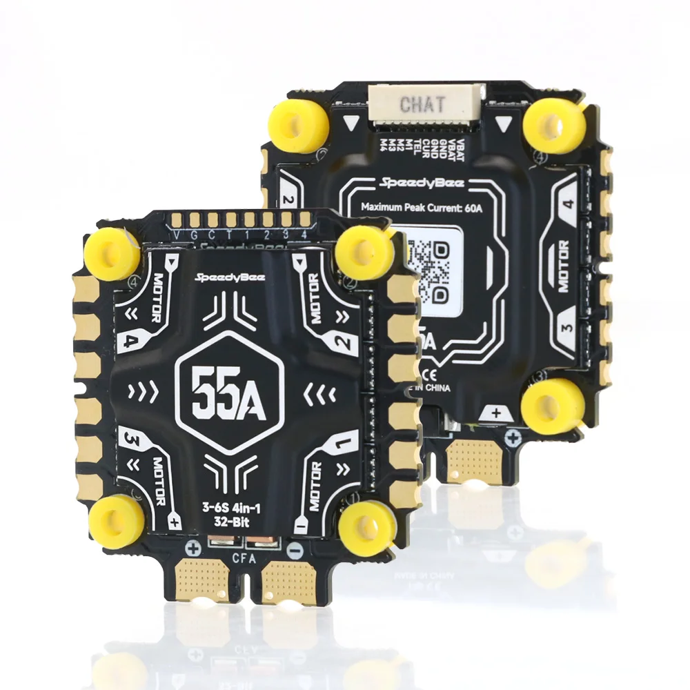 Fotografia 6: Speedybee F405 V5 55A Pro Stack 32 Bit com Firmware OX32 30x30 para Aeromodelos - Stack FC&ESC