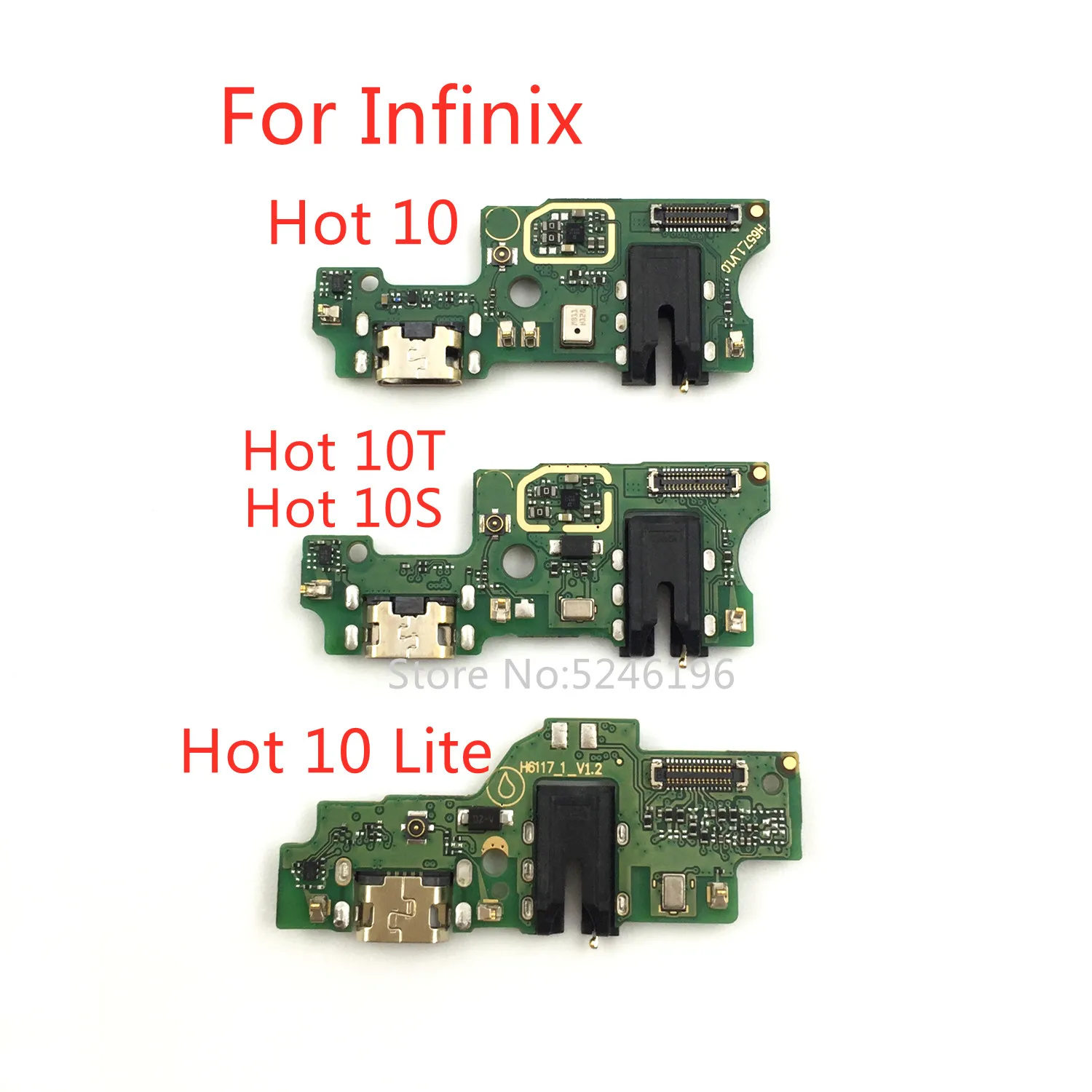 1pcs USB Charging Port Charger Flex Cable For Infinix Hot 10 X682 Infinix Hot 10T Infinix Hot 10S Infinix Hot 10 Lite Replace