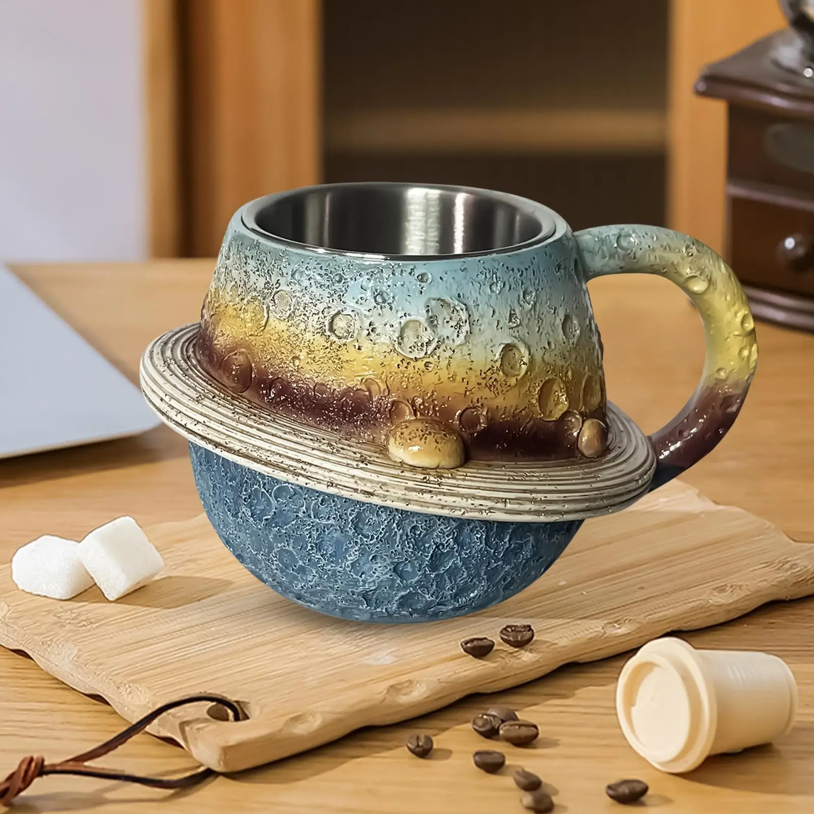 

Кофейная чашка космонавта, милые кружки для женщин, новинка, посуда для напитков, эстетический декор комнаты для чая, молока, сока, вина, пива, кухни, работы, кафе