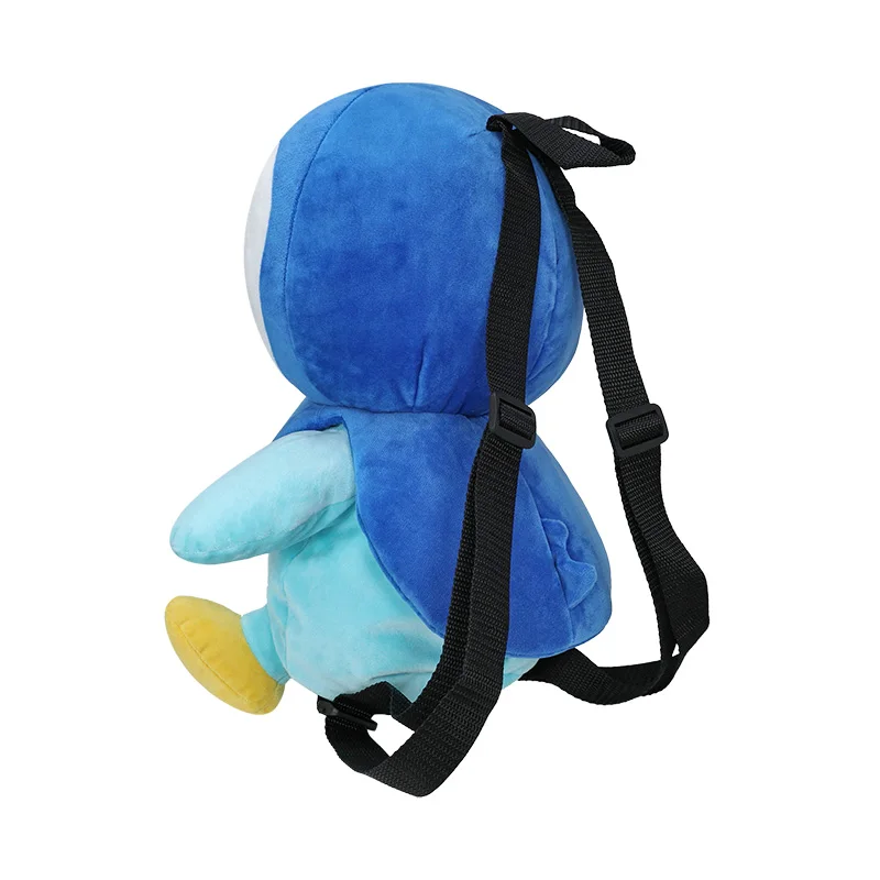 Pokemon LEGENDS Piplup Rugzak 13" Knuffel Tas, Pokémon Sword Shield knapzak Scarlet Violet Switch Cartoon Game Teddy Doll