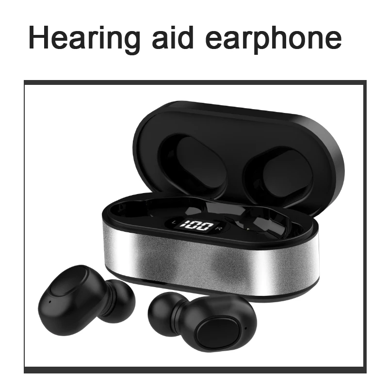 

Усилитель слуха для взрослых для тяжелых потери слуха, сверхдлительный срок службы батареи, перезаряжаемый слуховой аппарат для пожилых людей с ЖК-дисплеем