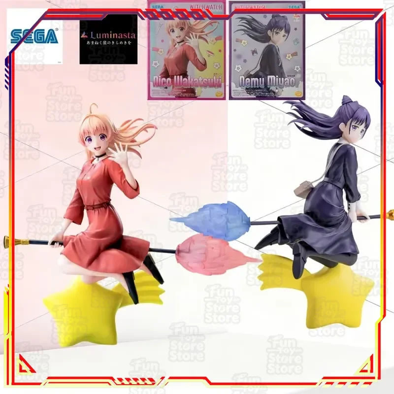Коллекционная фигурка Luminasta Witch Watch Otoha Miyao от SEGA: Официальная аниме-модель для фанатов, милая, детализированная, из ПВХ, для демонстрации