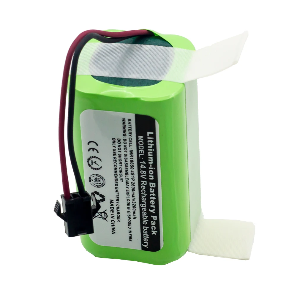 14.8V/14.8V 4S1P 3200mAh  Vacuum Cleaner Battery for Chuwi/Polaris/Kitfort/DIBEA/Ecovacs/iBoto iLife/Genio/Liectroux/Xiaomi