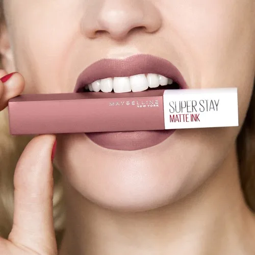 Maybelline New York Super Bleiben Matte Tinte Flüssigkeit Matte Lippenstift-10 Träumer-Rosa