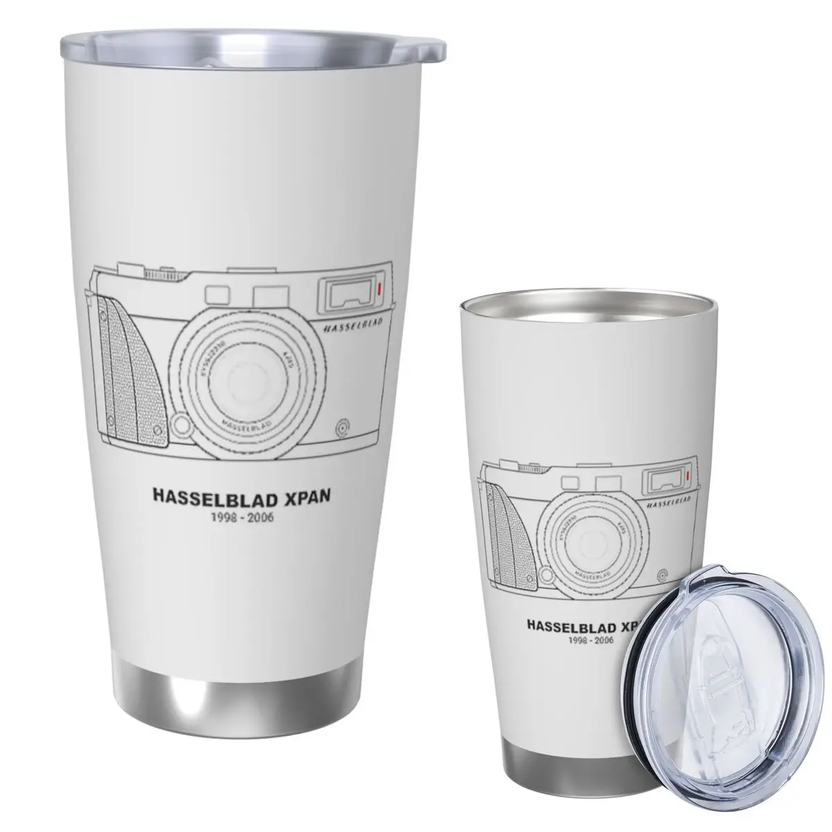

Vintage Film Photography Hasselblad XPan Stainless Steel Tumbler Vacuum Insulated Mugs Thermal Cold Cups Straw With Lid 20oz