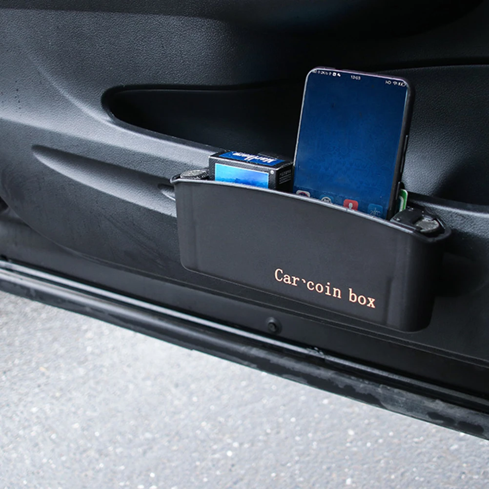 

2 Pcs Door Storage Box and Cleaning Car Backseat Organizers Multifunctional Decoration Supplies Change