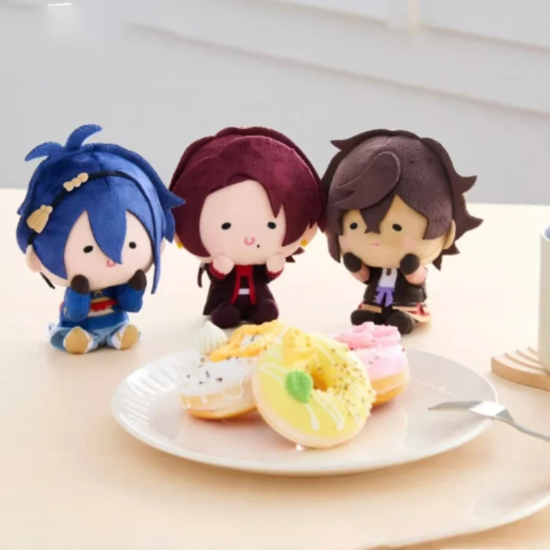 

10cm ONLINE Plush Toys Pendant Anime Kashuu Kiyomitsu Mikazuki Munechika Stuffed Dolls Plushie Figures Keychain Backpack Gifts