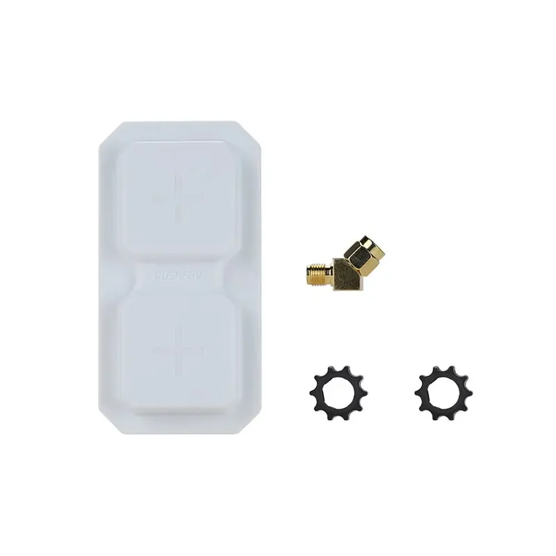 Rushfpv 5.8G Range Plus 2X Fpv Antenna RHCP LHCP Dual-Unit Patch Directional 11dBi SMA For Goggles Monitor Long Range
