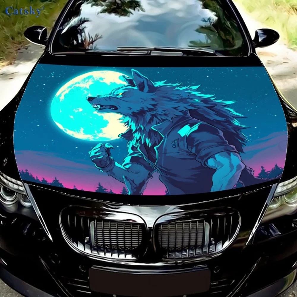 Wolfman Under A Ful… - image