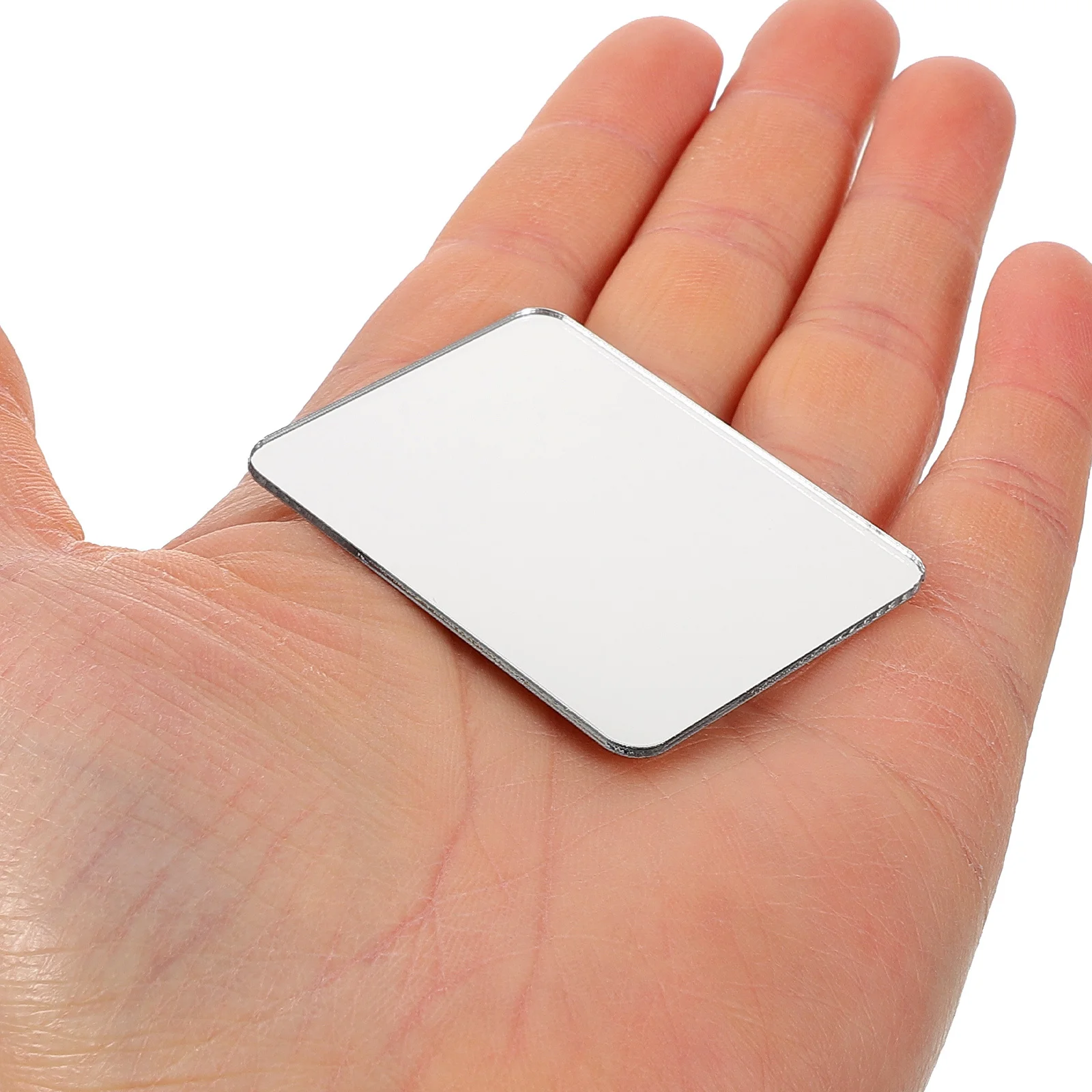 6 peças adesivo de espelho de maquiagem portátil decalque adesivo de smartphone para célula de charme acrílico