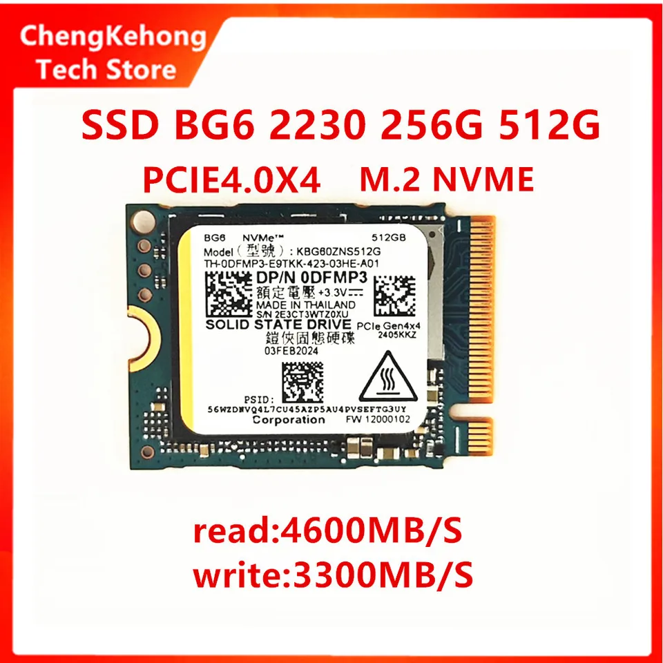 Original FOR KIOXIA SSD BG5 BG6 2230 256G 512G 1TB NVME PCIE4.0 M